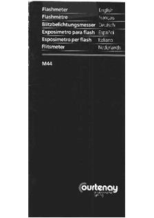 Courtenay Ltd Flashmeter M 44 manual. Camera Instructions.